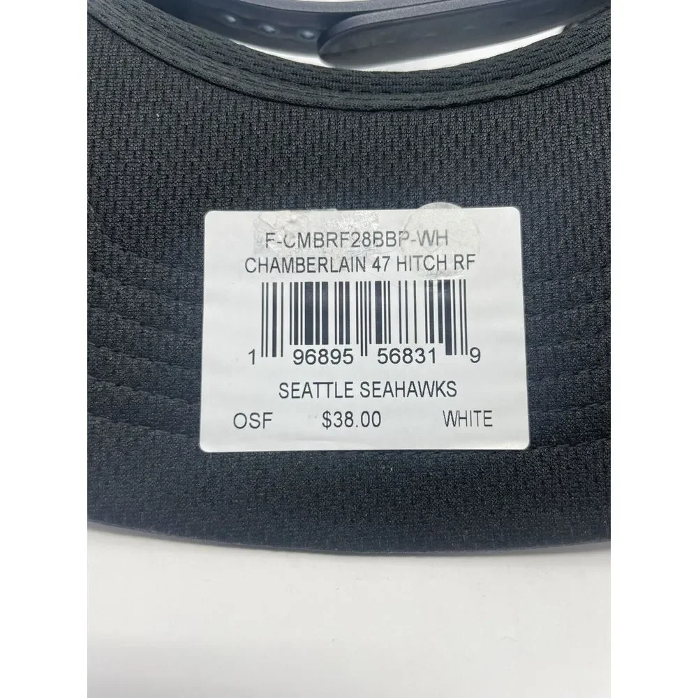 '47‎ Seattle Seahawks Snapback Hat Cap Hitch White Adjustable NFL Mens Brand New